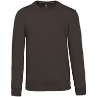 Bluză bărbați Kariban Crew Neck personalizată, gri