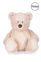 Jucărie de pluș Mumbles Zippie Teddy personalizat, pe model