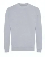 Bluză unisex Just Hoods Organic Sweat personalizată, gri