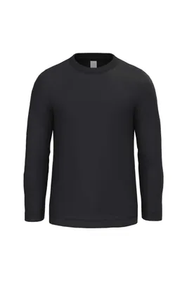 Tricou copii iDeal Basic IDEAL150 Lsl personalizat, negru