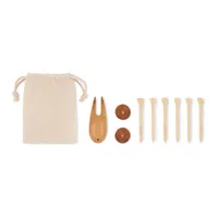 Set accesorii golf în husă personalizat, vedere spate