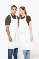 Șorț Kariban Cotton High-temperature Washable personalizat, pe model