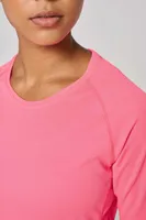 Tricou cu mânecă lungă damă Proact Sports personalizat, pe model