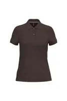 Tricou polo damă Kariban Short-sleeved personalizat, maro