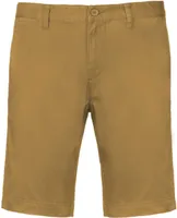 Pantaloni scurți bărbați Kariban Chino Bermuda Shorts personalizați, maro