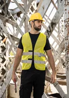 Vestă unisex Korntex Mesh-vest Thessaloniki personalizată, pe model