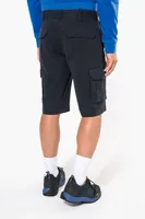 Pantaloni scurți bărbați Kariban Multipocket Bermuda Shorts personalizați, pe model