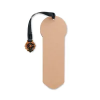 Semn de carte cu semințe pin personalizat, vedere detaliu