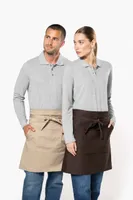 Șorț Kariban Cotton Mid-length personalizat, pe model