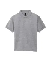Tricou polo copii Gildan Dryblend® Jersey personalizat, gri
