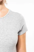 Tricou damă Kariban Short-sleeved Crew Neck personalizat, pe model