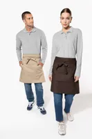 Șorț Kariban Cotton Mid-length personalizat, pe model