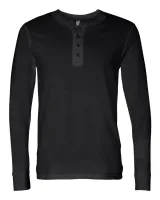 Tricou bărbați Bella Jersey Henley personalizat, pe model