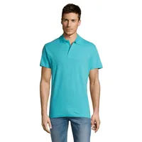 Polo SUMMER II MEN 170g personalizat, atoll blue