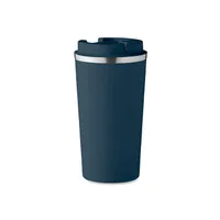 Pahar cu pereți dubli 510 ml personalizat, albastru marin francez