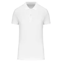 Tricou polo damă Kariban Organic 180 Piqué personalizat, alb