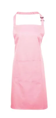 Șorț Premier Colours Collection Bib With Pocket personalizat, roz