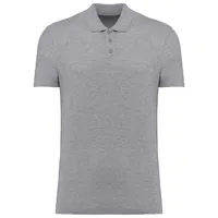 Tricou polo unisex Kariban Piqué personalizat, gri