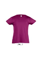 Tricou copii SOL'S Cherry personalizat, roz