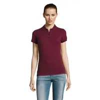 PASSION FEMEI POLO 170g personalizat, burgundy
