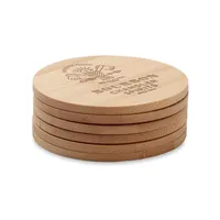 Set de 6 suporturi de pahare personalizat, vedere zona de personalizare