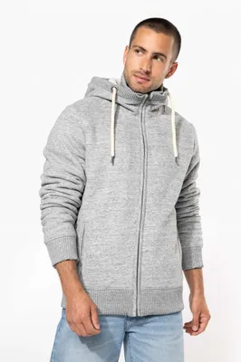 Jachetă polar bărbați Kariban Vintage Sherpa-lined Fleece personalizată