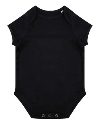 Body bebeluși Larkwood Organic Bodysuit personalizat, negru