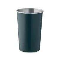 Cană din oțel inoxidabil recicl personalizată, albastru marin francez
