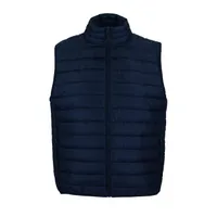 Vestă bărbați SOL'S Stream BW Lightweight Bodywarmer personalizată, albastru