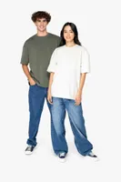 Tricou unisex Native Spirit Eco-friendly Oversized French Terry personalizat, pe model