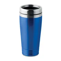 Pahar cu perete dublu personalizat, albastru regal