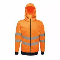Hanorac bărbați Regatta HI Vis Pro Full Zip Stretch personalizat, pe model