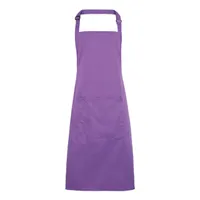 Șorț Premier Colours Collection Bib With Pocket personalizat, violet