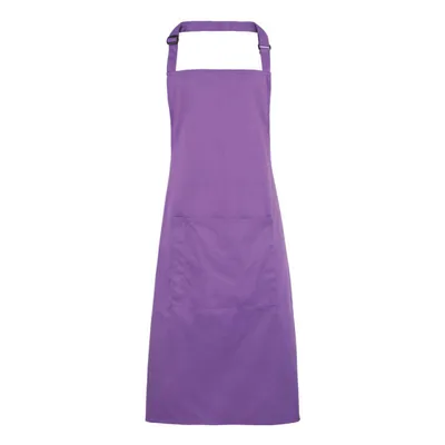 Șorț Premier Colours Collection Bib With Pocket personalizat, violet