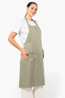 Șorț Kariban With Pocket IN Organic Cotton personalizat, pe model