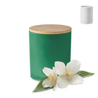 Lumânare ceară vegetală 120g personalizat, verde