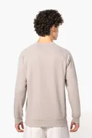 Bluză bărbați Kariban Organic Cotton Crew Neck Raglan Sleeve personalizată, pe model