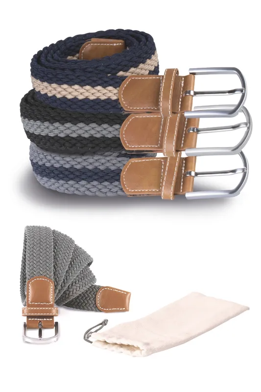 K-UP Braided Elasticated Belt