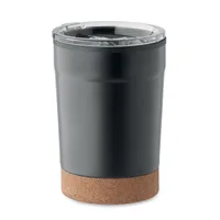 Cană cu perete dublu de 300 ml personalizată, negru