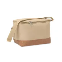 600D RPET cooler bag personalizat, kaki
