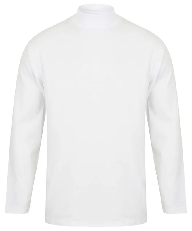 Tricou cu mânecă lungă unisex Henbury Roll Neck Top