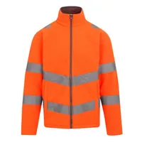 Jachetă polar bărbați Regatta Hi-vis Pro Contract Thor Fleece personalizată, portocaliu