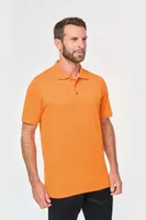 Tricou polo bărbați Designed To Work Short-sleeved personalizat, pe model