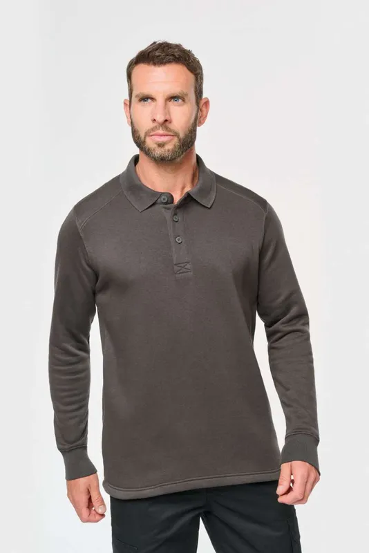 Tricou polo unisex Designed To Work Neck