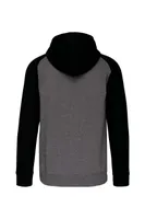 Hanorac unisex Proact Two-tone Zipped Fleece personalizat, gri