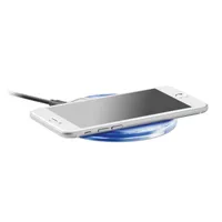 Încărcător rotund wireless personalizat, vedere spate