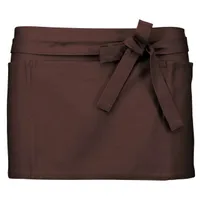 Șorț Kariban Cotton Short personalizat, maro