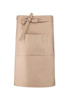 Șorț Kariban Cotton Long personalizat, maro