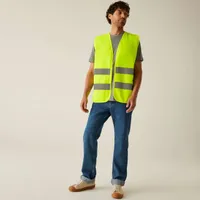 Vestă bărbați Regatta HI Vis Essential Easy Print Vest personalizată, pe model