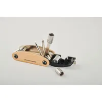 Multitool de buzunar din bambus personalizat, vedere detaliu